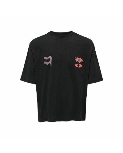 Only & Sons T-shirt Homme Onslenny Noir : Manches Courtes, Element Ovz
