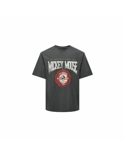 T-shirt med kortärm Herr Only & Sons Onsmickey Rlx Mörkgrå
