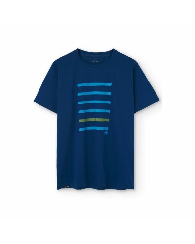 Astore Maglia Maniche Corte Uomo Maxi Azzurro - Traspirante Sport Allenamento
