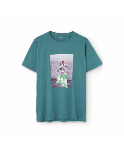 Astore Maglia Uomo Sellers Azzurro - Maniche Corte Sportiva Traspirante
