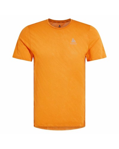 Odlo Zeroweight Camiseta de Running Unisex Naranja - Transpirable y Ligera
