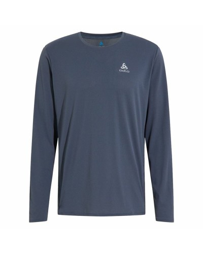 Odlo Zeroweight Chill-T: Camiseta de Manga Larga para Hombre Azul - Transpirable & Ligera
