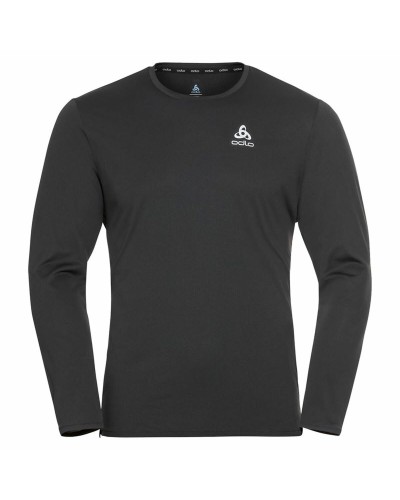 Odlo Camiseta de Manga Larga Hombre Cuello Redondo - Transpirable Running
