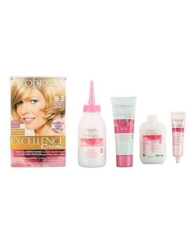 Permanente Kleur Excellence L'Oreal Make Up Excellence Licht Goudblond Nº 9.0-rubio muy claro Nº 8.0-rubio claro 192 ml