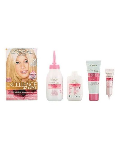 L'Oréal Excellence Rubio Ultra Claro 9.0 - Tinte Permanente Nutritivo
