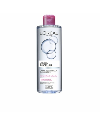 Meikinpoisto misellivesi L'Oreal Make Up Agua Micelar Suave herkkä iho 400 ml