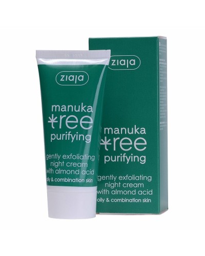 Ziaja Manuka Crema Notte 50ml - Rigenerante, Anti-Età, Pelle Mista
