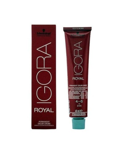 Schwarzkopf Igora Royal 4-6 Castaño Ceniza Permanente 60ml
