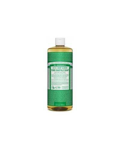 Dr. Bronner's Sapone Liquido Mandorle 945ml - Multiuso Delicato
