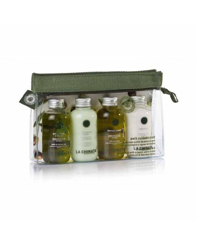 La Chinata Travel Kit Bain 4 pièces - Soin Visage Corps Olives Vierges
