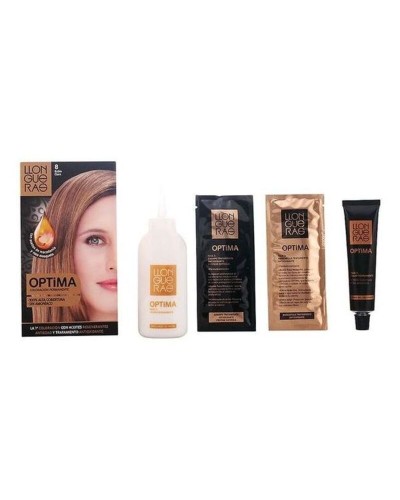 Llongueras Optima 8.0 Light Blonde - Ammonia-Free Hair Dye - Brilliant Color
