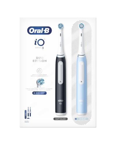 Oral-B iO 3 Spazzolino Elettrico Ricaricabile, Tecnologia iO, Pulizia Profonda
