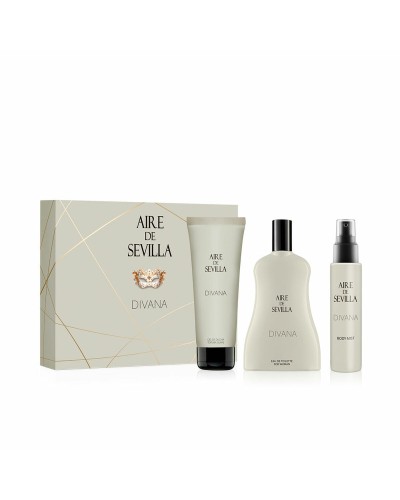 Aire Sevilla Divana Geschenkset für Damen 3-teilig - Eau de Toilette & Body Lotion
