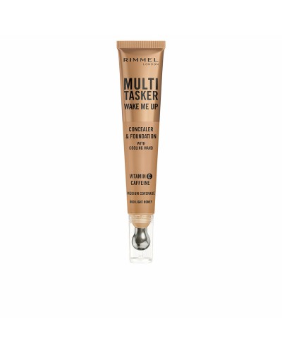 Rimmel London Wake Me Up Correttore Multi-Tasker - Light Honey 20ml - Illuminante & Coprente
