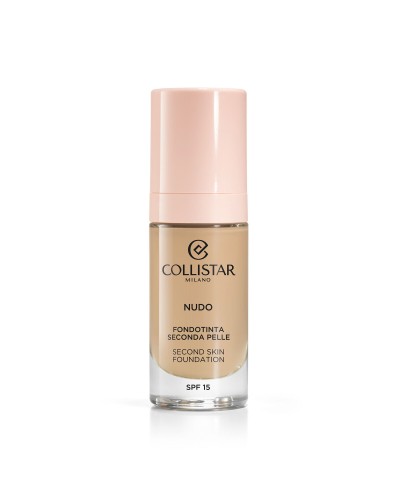 Collistar Nude Foundation Beige Gold 2G - SPF 15 - 30ml - Natürlicher Effekt
