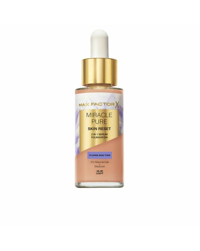 Utjämnande serum Max Factor MIRACLE PURE Nº 40-60 Light 30 ml