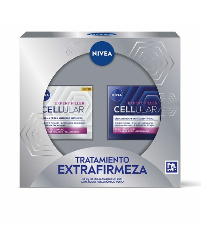 Nivea Cellular Filler Make-up Set: Anti-Falten Tagespflege + Augenpflege - 2 Stück
