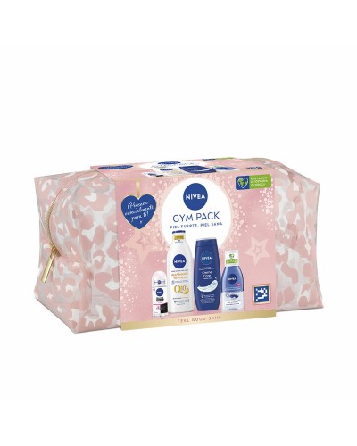 Nivea GYMPACK Kosmetikset Unisex - 5 Teile - Umfassende Haut- & Körperpflege

