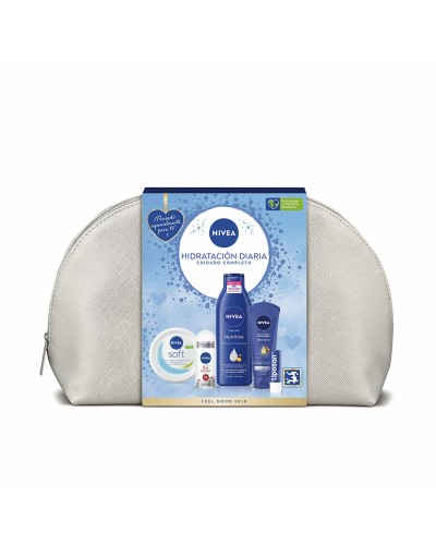 Nivea Coffret Cosmétiques Hydratants Unisexe - 5 Pièces - Soin Visage et Corps
