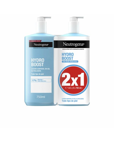 Neutrogena Hydro Boost Body Lotion 750ml x2 - Feuchtigkeitsspendendes Gel für trockene Haut
