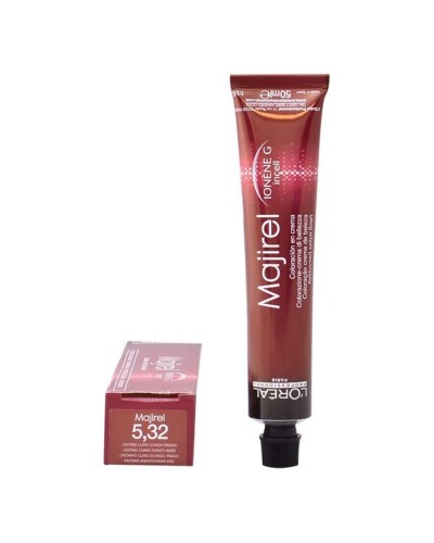 L'Oréal Majirel N.5.32: Crema Coloración Permanente 50ml - Color Caoba Dorado
