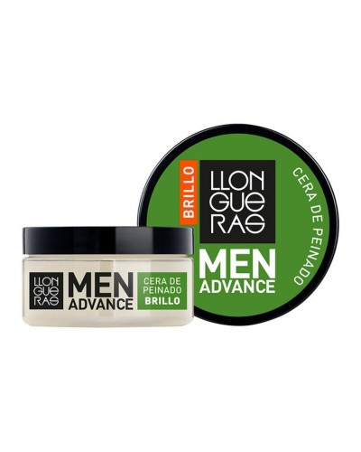 Llongueras Men Advance Cera Modeladora - Fijación Fuerte, 85ml
