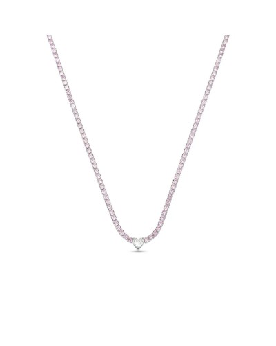 Stroili Women's Necklace Sterling Silver 925 with Crystals - Elegant Jewelry
