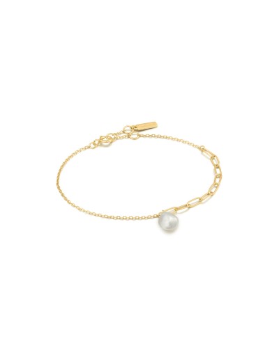 Ania Haie Bracelet Femme Or 19cm - Élégant et Raffiné
