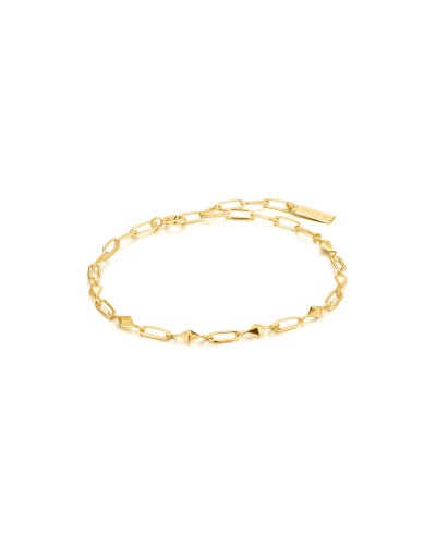 Ania Haie Bracelet Femme Or 19cm - Bijou Élégant B025-02G
