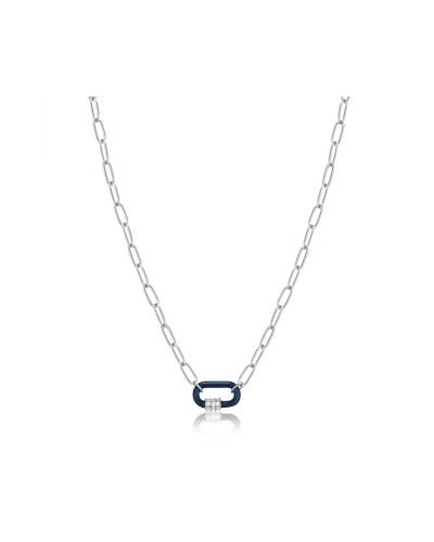 Ania Haie Women's Necklace 925 Silver Black 40cm - Elegant Jewelry
