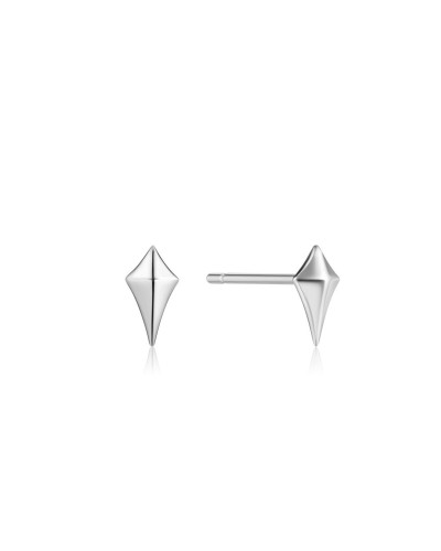 Ania Haie Women's Earrings E023-23H 925 Sterling Silver Rhodium Plated - 1 cm
