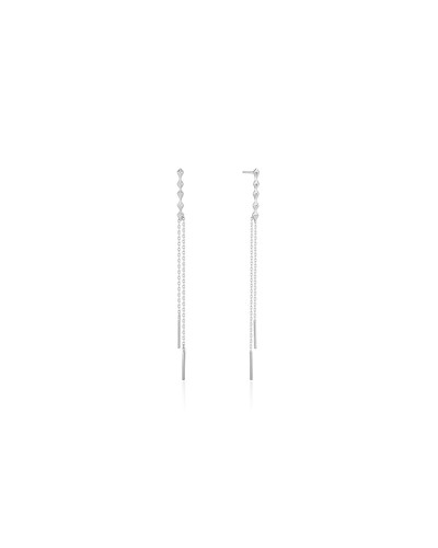Ania Haie Pendientes de Mujer E025-01H Plata de Ley 925, Aro 4cm
