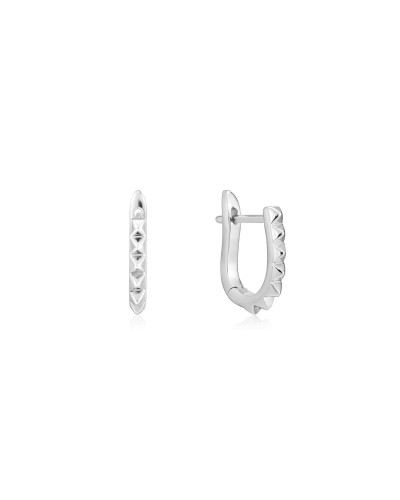 Ania Haie Boucles d'oreilles Femme E025-07H Argent 925 Créoles Petites 1cm
