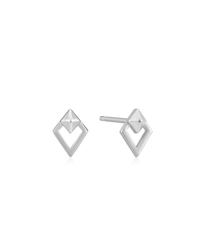Ania Haie Women's Earrings E025-08H 925 Sterling Silver - 1cm Hoops
