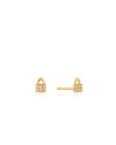 Ania Haie Earrings Sterling Silver 925 Gold - Mini Hoops Ø0.5cm - Women
