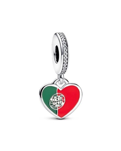 Pandora Sparkling Heart Dangle Charm, Sterling Silver 925, Cubic Zirconia - Women's Jewelry
