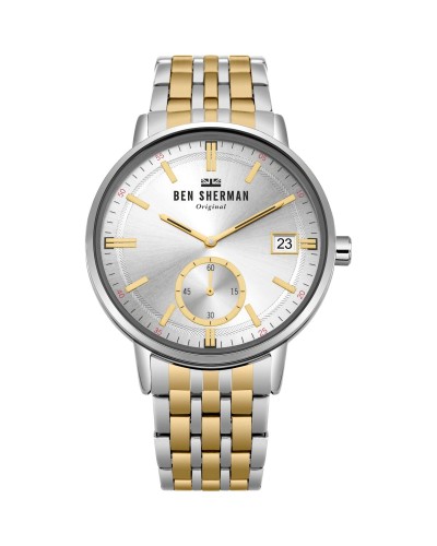 Ben Sherman Reloj de Hombre WB071GSM - Ø 45mm - Estilo Casual Elegante
