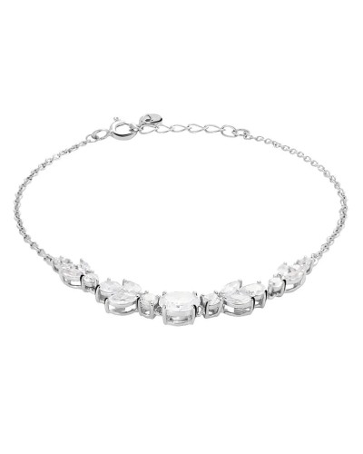 Stroili Bracelet Femme Argent 925 avec Cristaux - Élégant et Raffiné
