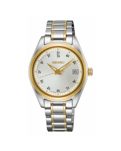 Seiko SUR582P1 Montre Homme Acier Inoxydable Bleu Date Étanche
