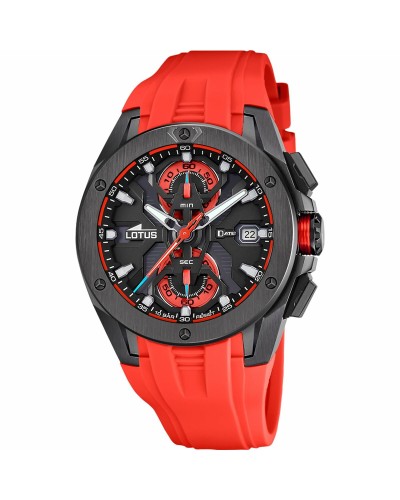 Lotus Reloj Hombre 18943/5: Negro, Deportivo, Resistente al agua
