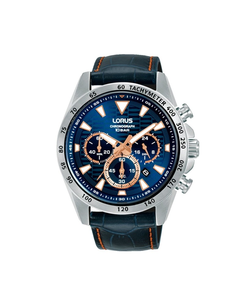 Lorus Orologio Uomo RT359KX9 Cronografo Datario Acciaio