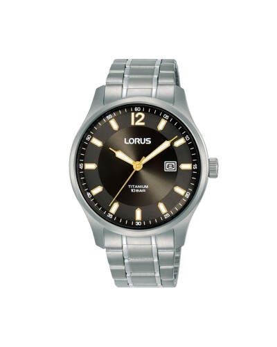 Lorus Montre Homme RH999QX9 : Noir Argenté, Ø 40mm - Design Élégant
