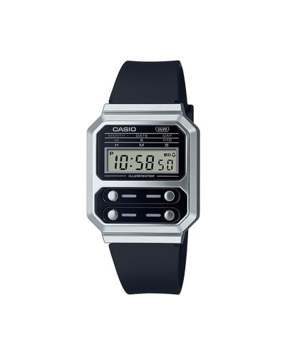 Casio A100WEF-1AEF Orologio Uomo Digitale Vintage Cronometro Allarme
