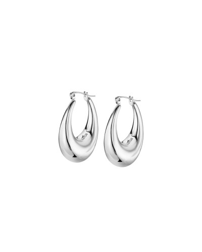 Boucles d'Oreilles Femme Lotus LS2349-4/1 Argent Cercle Zircones

