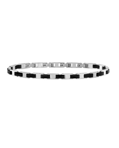 Breil Bracciale Uomo Acciaio Inox Nero - Design Moderno e Resistente TJ3454
