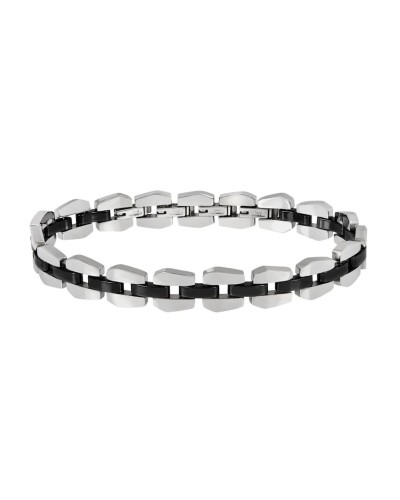 Breil Men's Bracelet Black Steel TJ3425 - Modern and Durable Design
