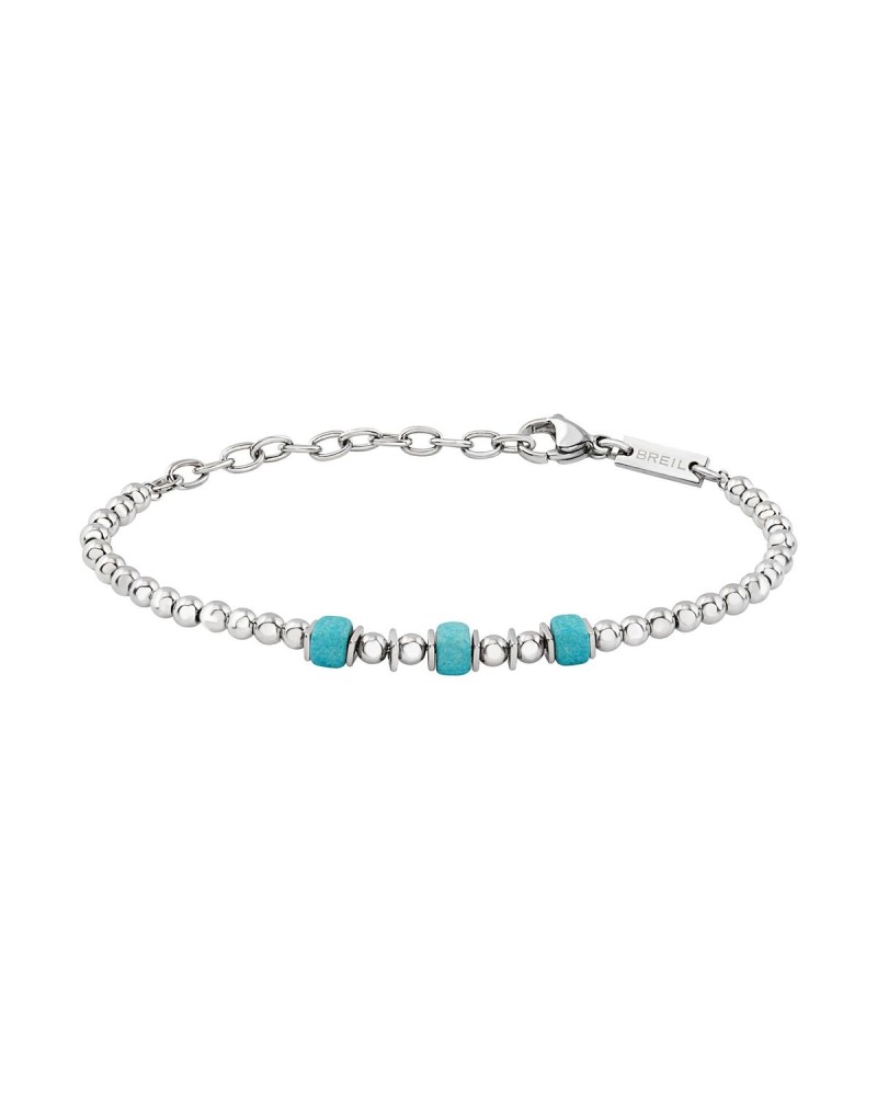 Breil Bracciale Uomo Acciaio Inossidabile Maglia Milano Nera TJ3544
