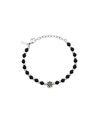 Bracciale Uomo Breil TJ3590 Acciaio Inox Nero - Design Moderno
