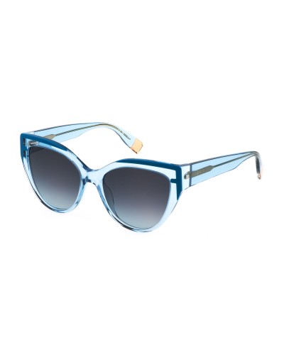 Furla SFU694 : Lunettes de Soleil Femme, Monture 55mm, Protection UV Élégante
