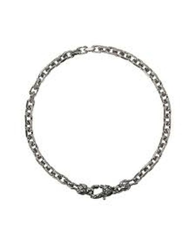 Bracelet Homme Albert M. Acier Inoxydable Noir Maille Byzantine WSOX00521.S
